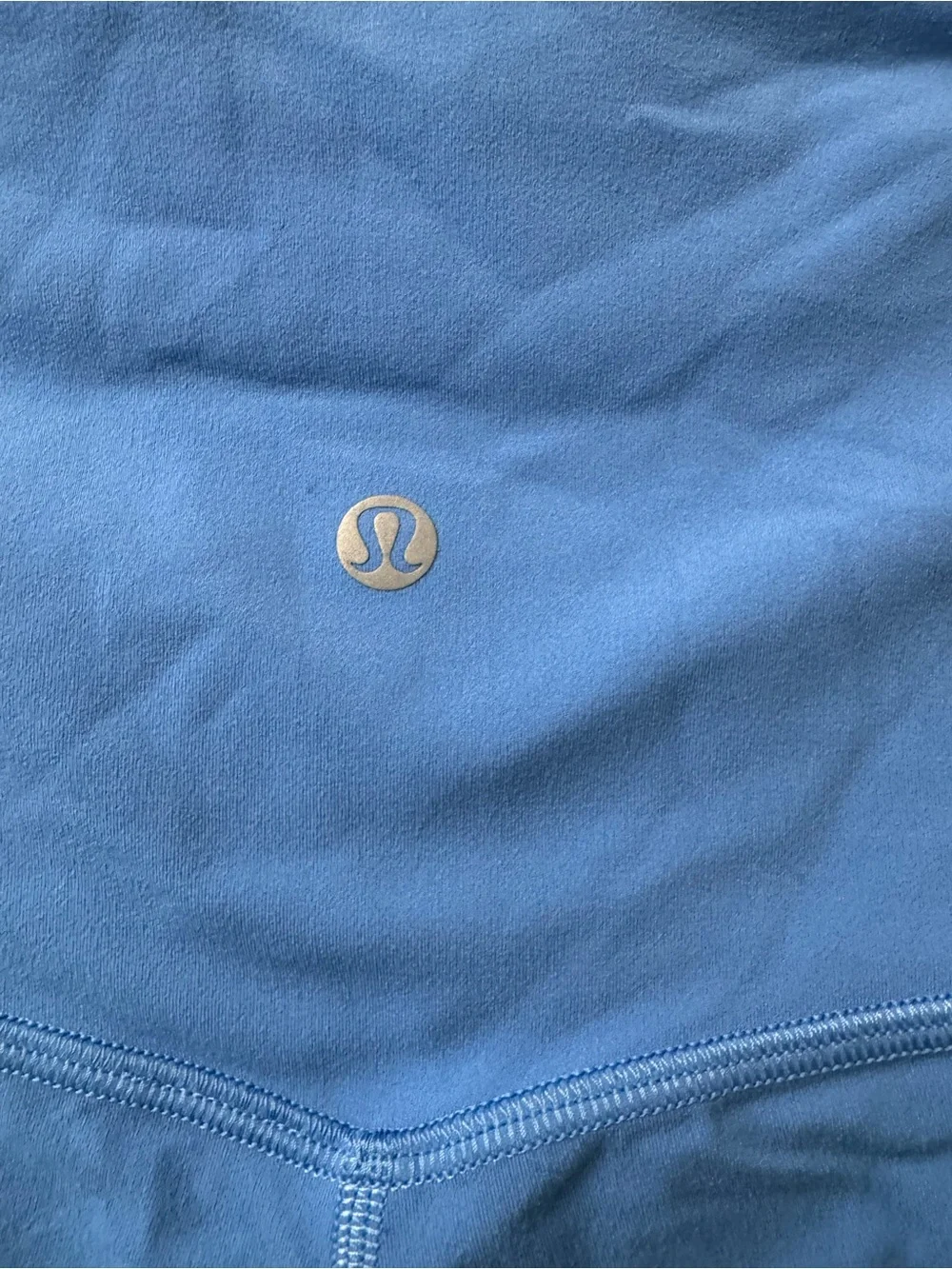 Blue High-Waist Active Leggings